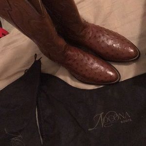 Ostrich boots size 10.5